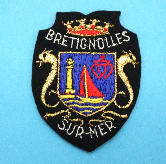 Ecusson brodé Bretignolles sur Mer 