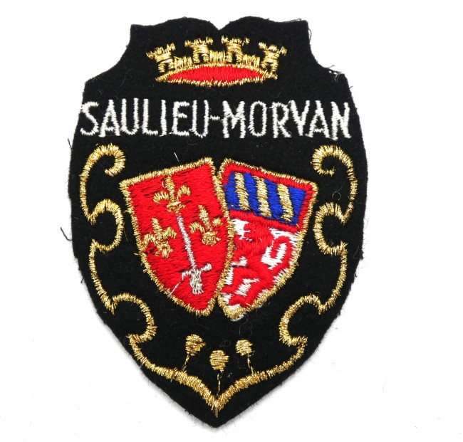 P1110747 Ecusson brodé ville Saulieu - Morvan