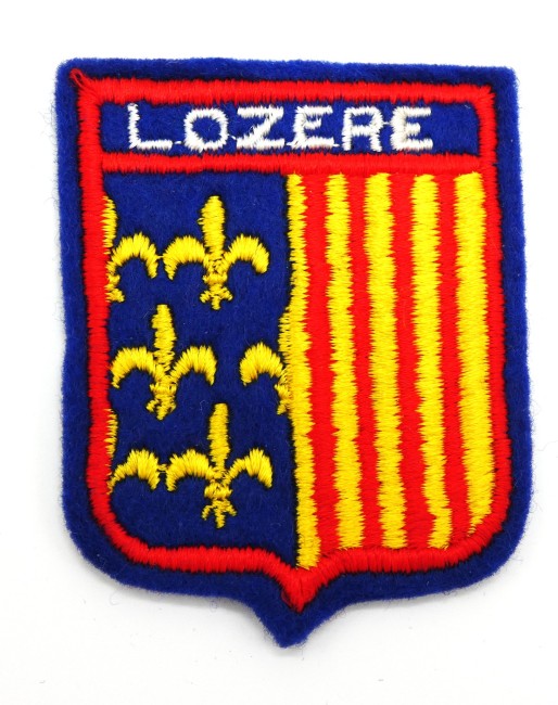 P1040504 Ecusson brodé ville Lozère