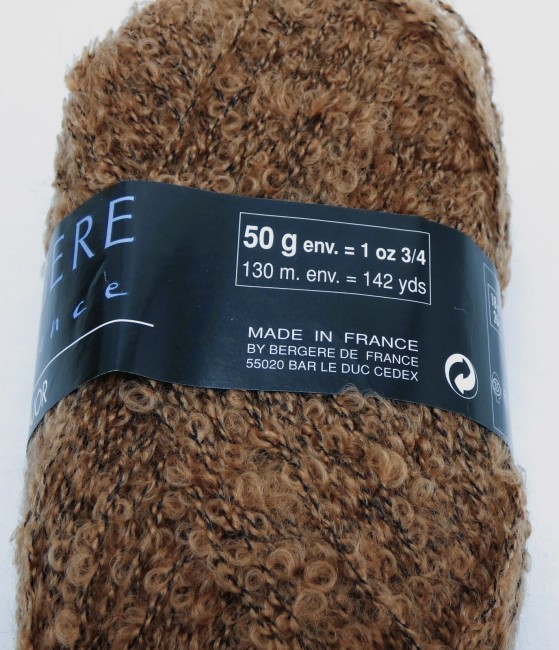 Pelotes laine Bergère deFrance Major marron 