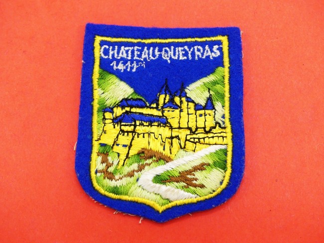 Ecusson brodé Château - Queyras 1411 m 