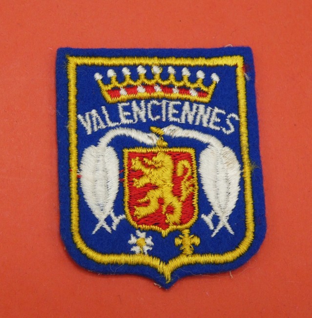 Ecusson brodé ville Valenciennes 