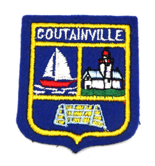Ecusson brodé ville COUTAINVILLE 
