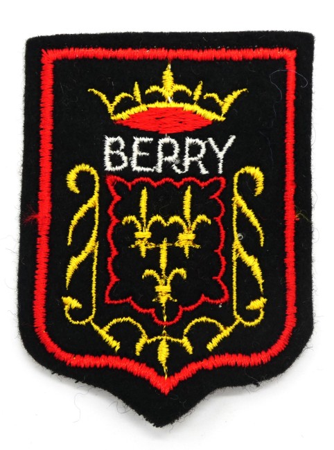  Ecusson brodé ville BERRY