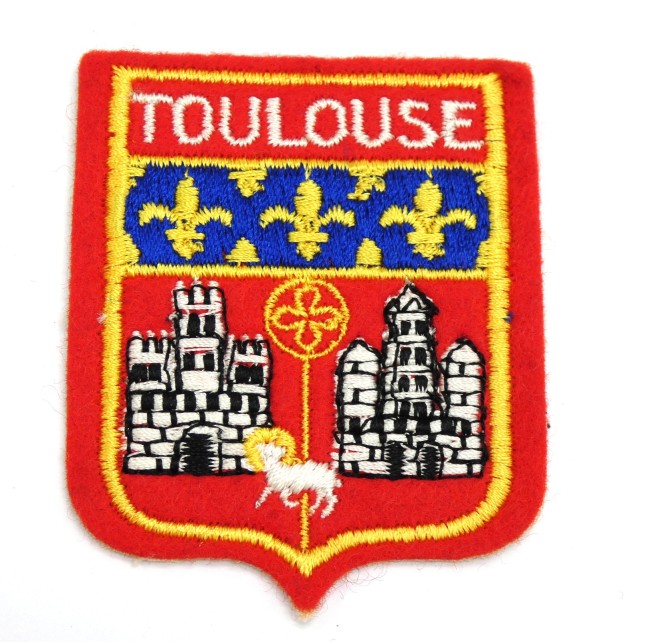 P1070157 Ecusson brodé ville TOULOUSE