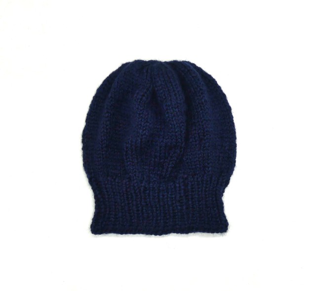  Béret bleu marine Bergère de France Alaska