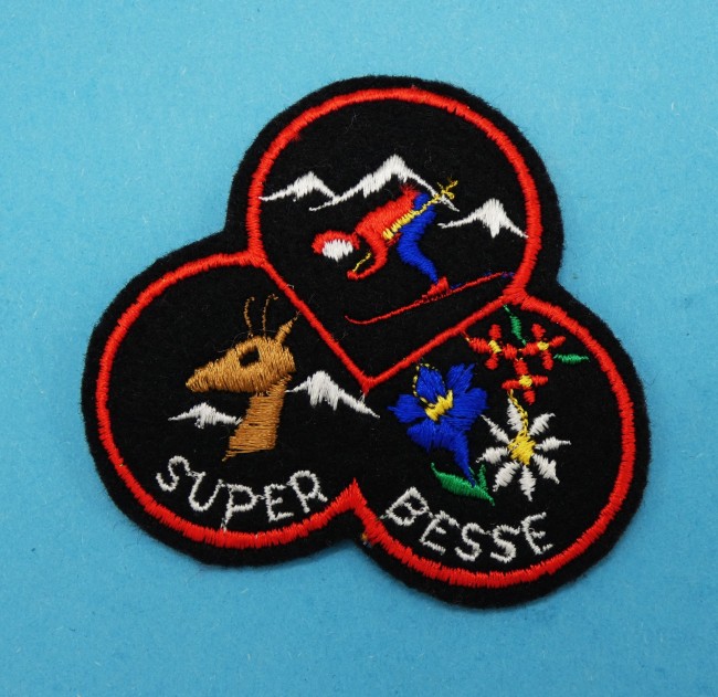 Ecusson brodé ville montagne Super Besse 