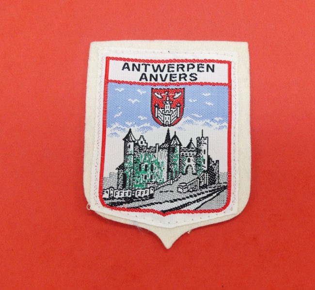 Ecusson brodé ANTWERPEN ANVERS 