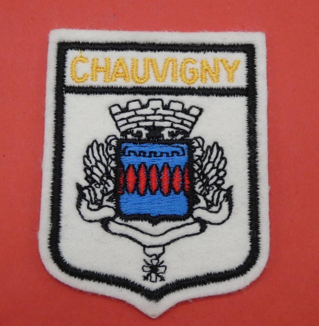 Ecusson brodé ville CHAUVIGNY