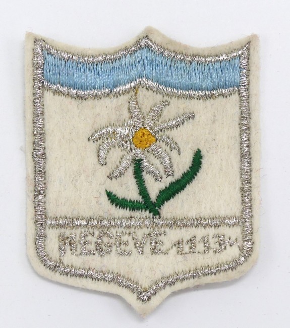 P1220947 Ecusson brodé ville Megève 1113M