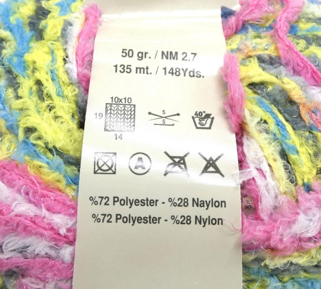 3 pelotes de fil à tricoter multicolore PERIA Baby Gold 