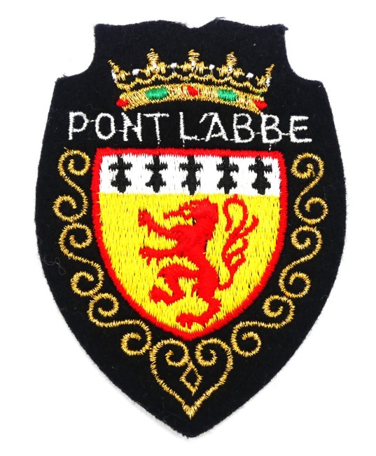 Ecusson brodé ville Pont L 'Abbé
