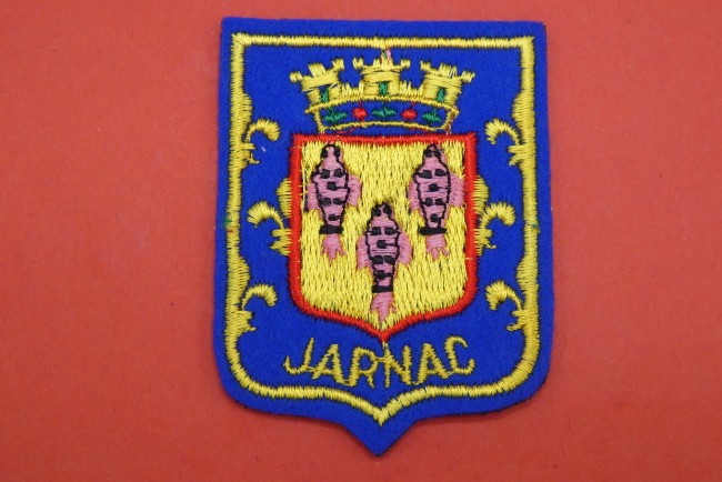 Ecusson brodé ville JARNAC 