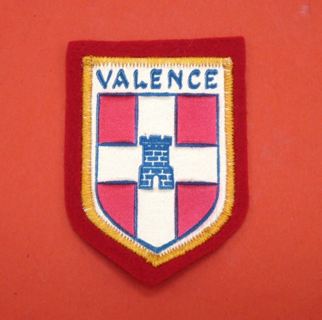 Ecusson brodé ville Valence 