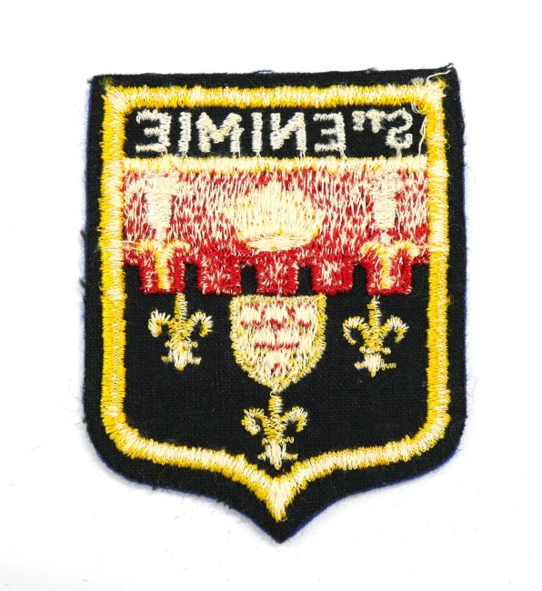Ecusson brodé ville Ste ENIMIE 
