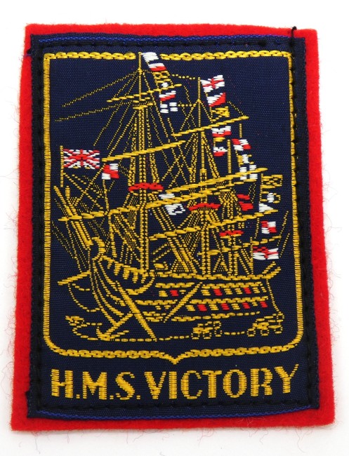 Ecusson brode navire H.M.S Victory 