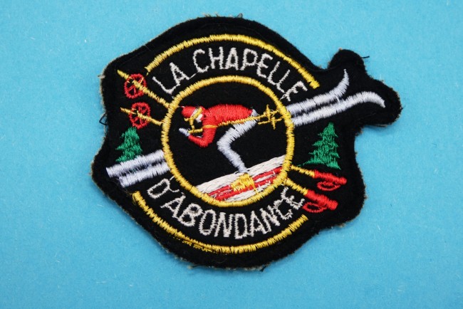 Ecusson brodé la Chapelle d ' Abondance 