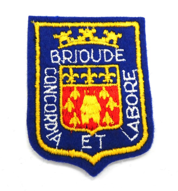 Ecusson brodé ville BRIOUDE 