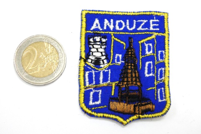 Ecusson brodé ville ANDUZE 