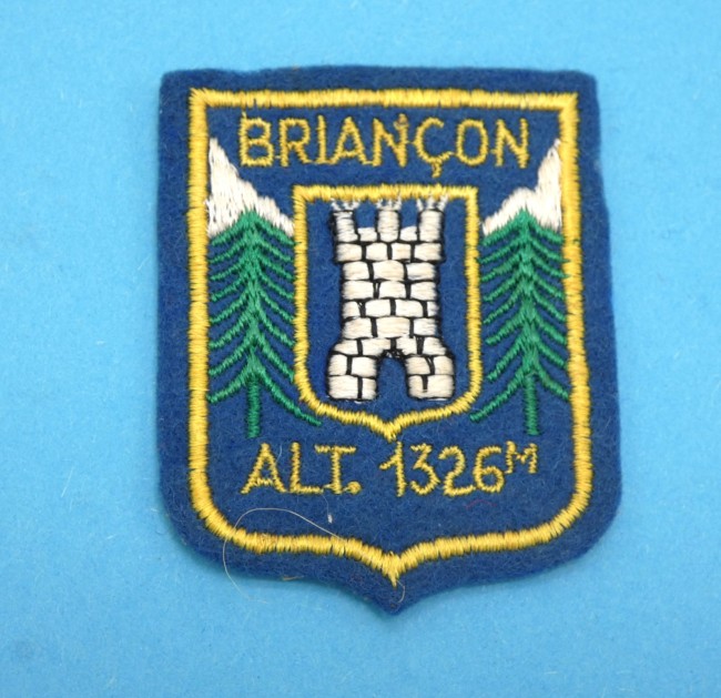 Ecusson brodé ville Briançon Alt 1326 M