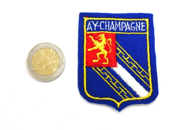 Ecusson brodé ville AY - CHAMPAGNE