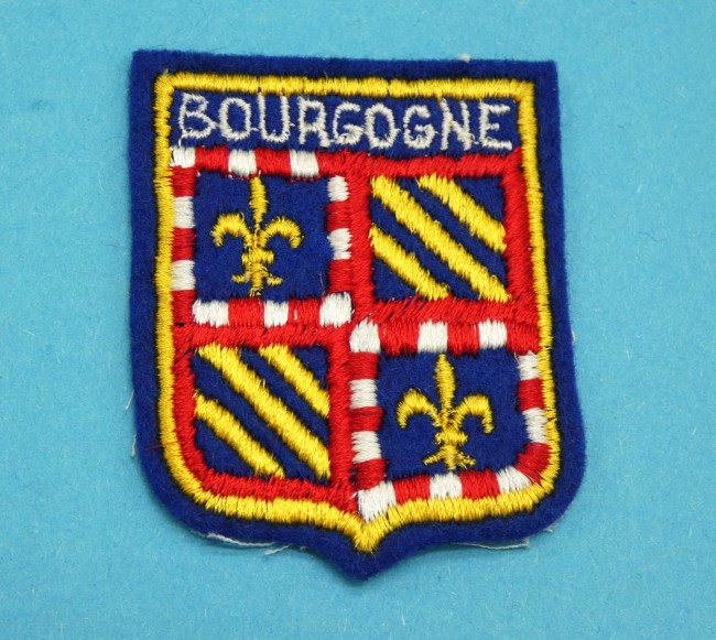 Ecusson brodé ville Bourgogne 