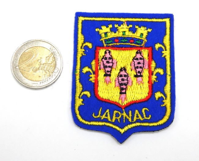 Ecusson brodé ville JARNAC 