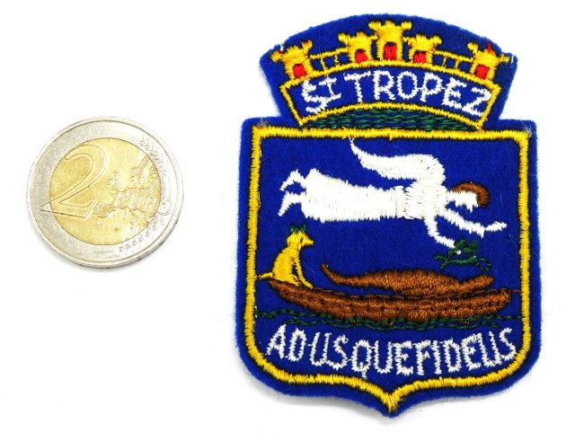 Ecusson brodé ville St TROPEZ 