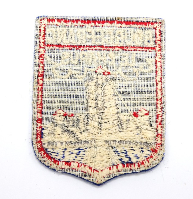 Ecusson brodé ville Bourcefranc Le Chapus