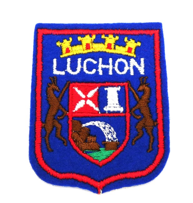 Ecusson brodé ville LUCHON 