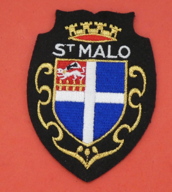 Ecusson meresse brodé ville St Malo 