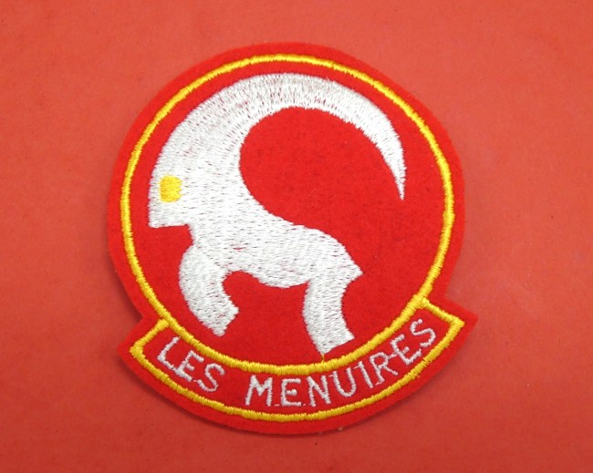 Ecusson brodé Les Menuires motif bouquetin