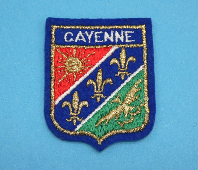 Ecusson brodé ville CAYENNE 
