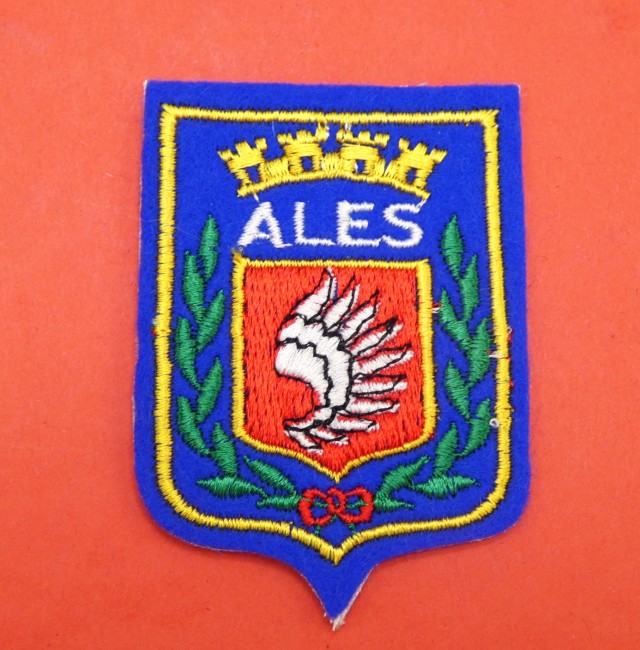 Ecusson brodé ville ALES
