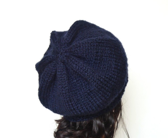  Béret bleu marine Bergère de France Alaska