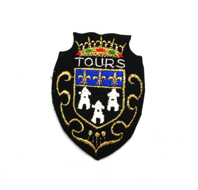 Ecusson brodé ville TOURS