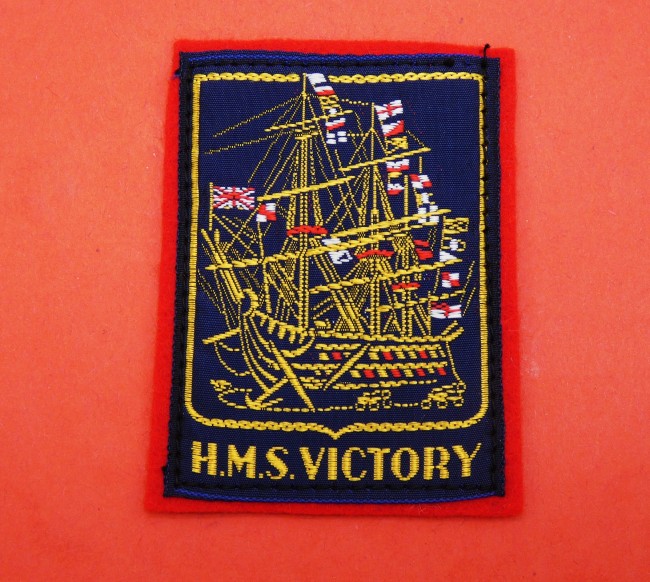 Ecusson brode navire H.M.S Victory 
