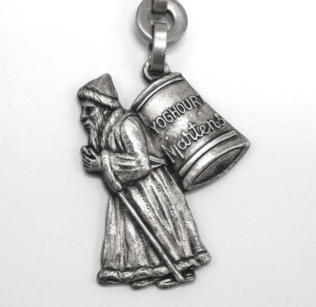 Porte clé métal Yoghourt Martens - Saint Nicolas 1966 