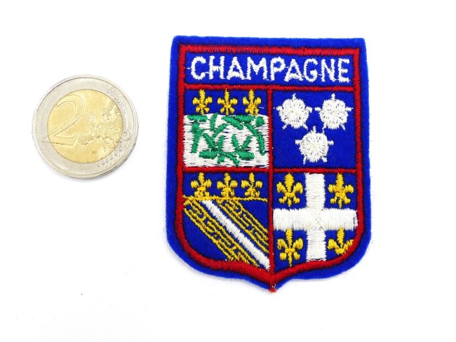 Ecusson brodé ville Champagne