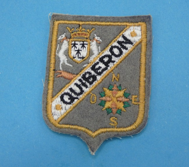 écusson brodé ville QUIBERON à coudre