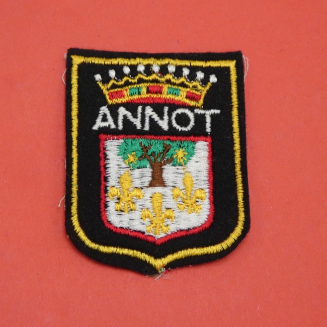 Ecusson brodé ville ANNOT 