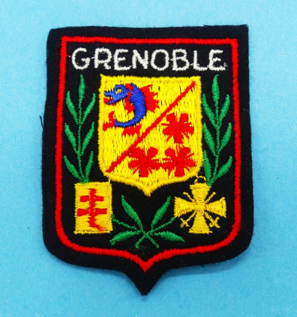 Ecusson brodé ville Grenoble 