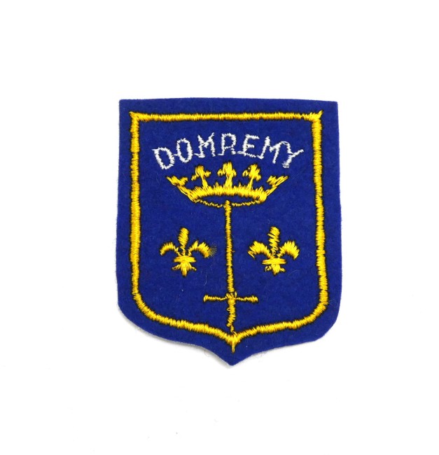 Ecusson brodé ville Domremy
