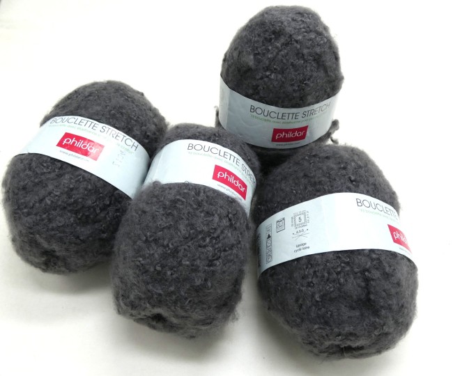 Fil Bouclette STRETCH PHILDAR coloris fusain