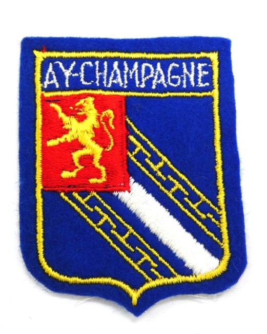 Ecusson brodé ville AY - CHAMPAGNE