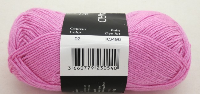 P1030334 Fil à tricoter Plassard Victoire rose 02