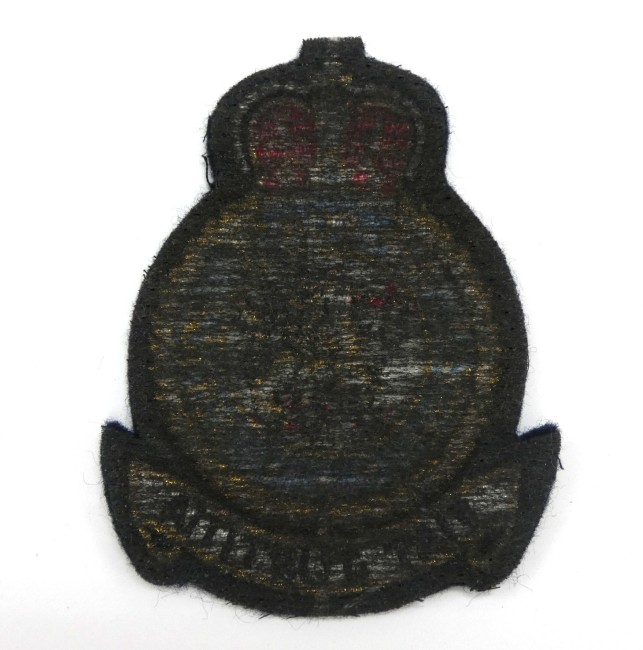 Ecusson ROYAL  AIR FORCE POLIOE FIAT JUSTITA  