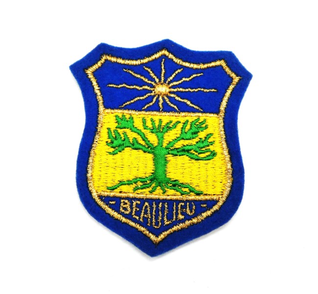 Ecusson brodé ville BEAULIEU 