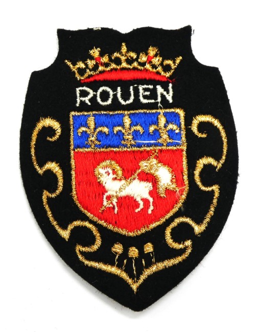 P1030762 Ecusson meresse brodé ville ROUEN