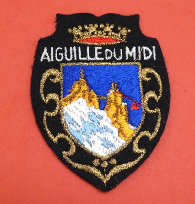 Ecusson meresse brodé aiguille du midi 
